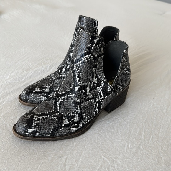 Volatile Snake print ankle booties - Picture 3 of 3